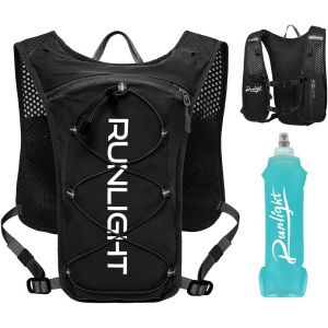 Jgd-Gilet De Course, Sac &Agrave; Dos &Agrave; Eau L&eacute;ger Avec Bouteille Souple De 500 Ml, Sac &Agrave; Dos De Course Pour Hommes Et Femmes, Sac &Agrave; Dos D'hydratation Pour La Randonn&eacute;e, Le Cyclisme Pour Hommes Et Femmes - Neuf
