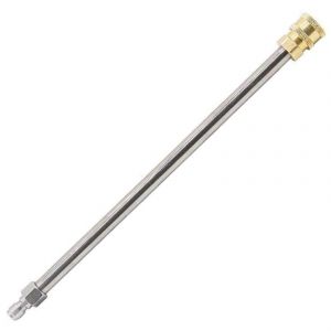 Tige d'extension de nettoyeur haute pression 17 pouces en acier inoxydable 1/4 de pouce Buse de lave-glace électrique à connexion rapide - Neuf