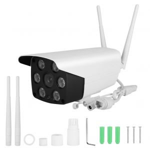 Camera IP Wifi 1080P 2MP, zoom x3, etanche, vision nocturne, pour l'exterieur - Neuf