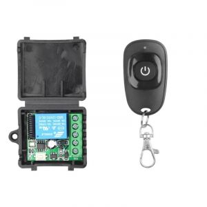 HUWB-Joli de t&eacute;l&eacute;commande sans fil pour garage,r&eacute;cepteur technique,lampe &agrave; moteur,bricolage,433MHz,DC 12V,1CH,EV15271Remote 1 Receiver - Neuf
