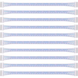 Lot De 10 Câbles De Rechange Pour Joystick 5 Broches Compatibles Avec Compatible Avec F300 - Pas De 2,54 Mm - 24 Awg - Neuf
