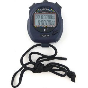 Chronomètre De Sport Numérique Professionnel,2 Lignes 10 Mémoire,Compte À Rebours,Alarme,Pc2810 - Neuf