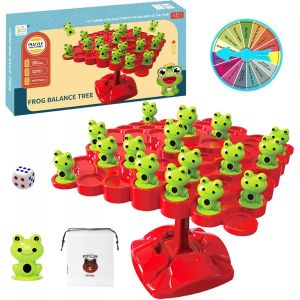 ChenQuanSarl-Jeu De Maths, Jouet Éducatif Montessori,Balance De Comptage Équilibre Grenouille,Jouet Éducatif De Comptage Et De Calcul,Jouets Éducatifs Préscolaires Pour Enfants Garçons Et Filles De 3 - Neuf