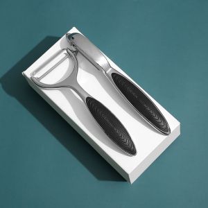 Eplucheur Pomme De Terre - Éplucheur En Acier Inoxydable Pour Carottes, Aubergines, Poires, Mangues Et Concombres, Avec Poignée Ergonomique Antidérapante(A) - Neuf