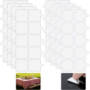 Chenquansarl-Lot De 80 Pinces À Nappe Transparentes Et Résistantes Au Vent Pour Sécur R Les Nappes Et Les Projets De Bricolage - Neuf