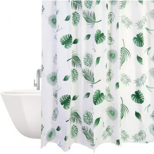 Rideau de douche imperm&eacute;able, r&eacute;sistant &agrave; la moisissure 120x180cm, lavable a - Neuf