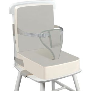 Rehausseur Chaise Enfant Avec Dossier Et Sangles De Sécurité Réglables En 3 Points, Portable Lavable Antidérapant Coussin Rehausseur De Chaise Bebe Enfant - Dinosaure - Neuf
