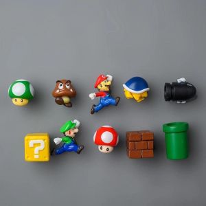 Super Mario Aimants Pour R&eacute;frig&eacute;rateur Choses Mignonnes Pour Les Amateurs De Nintendo Pratiques R&eacute;frig&eacute;rateurs D&eacute;corations Amusant Pr&eacute;senter Nouveau Ensemble Complet-10pcs - Neuf