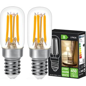 Kalanka-Ampoule Led E14 Pour R&iquest;&iquest;Frig&iquest;&iquest;Rateur,Blanc Chaud 2700k,450lm,2.4w &iquest;&iquest;Quivalent &iquest;&iquest; 40w, Frigo,Lampe De Sel,Lustre Cristal,Lampes De,Machine A Coudre,Nuit,Ampoule Hotte,Non Dimable - Neuf