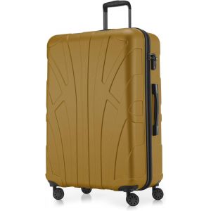 Chariot Pilote,Coque Rigide,Chariot Business,Valise Cabine,Valise Pilote,Bagage à Main,TSA,ABS,2 Roues,Noir.[S40] - Neuf