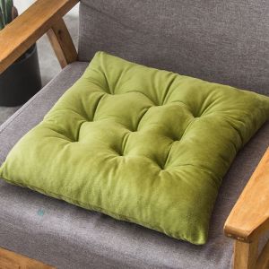 Coussin De Chaise D'extérieur, Coussin De Patio, Coussin De Chaise De Sol En Osier Touffeté Épais Et Confortable De Haute Qualité 40x40cm. (Fruit Green) - Neuf