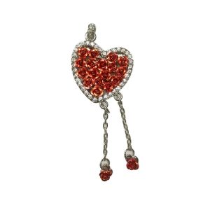 KALPZ-Clé Usb Joli C?ur, 16 Go 32 Go 64 Go 128 Go 256 Go, Disque Mémoire Flash, Pendentif C?ur En Cristal, Clé Usb,128 Go,Style 24 - Neuf