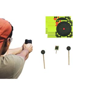 50 Cibles De Tir Autocollantes &Agrave; Effet &Eacute;claboussures Avec Patchs De Recouvrement Pour Armes &Agrave; Feu Et Arcs - Neuf
