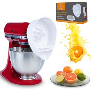 Ulteronixshop-Accessoire de presse-agrumes compatible avec le mixeur KitchenAid de 3,5 &agrave; 8 litres, s'adapte &agrave; la plupart des mod&egrave;les &agrave; t&ecirc;te inclinable et &agrave; bol y compris KSM150, KSM95, KSM3306, accessoire de - Neuf