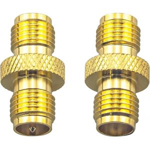 Loranka-Boobrie Elev&eacute; Adaptateur Sma Femelle Vers Rp Sma Femelle Dc-18ghz Connecteur Sma Rp-Sma Femelle Adaptateur Sma Femelle Vers Rp-Sma Femelle Pour Fpv Drone Signal Booster Wireless Lan Device Pa - Neuf