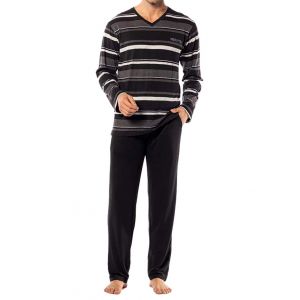 Pyjama Hechter Studio Charpy2 Noir - Neuf