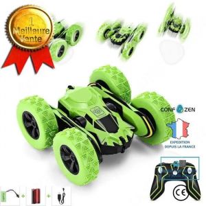 CONFO RC Voiture T&eacute;l&eacute;command&eacute;e Rotation &agrave; 360 Degr&eacute;s Jouet 4WD Radiocommand&eacute;e 2.4GHz Course V&eacute;hicule pour Enfant Gar&ccedil;on Cadeau F&ecirc;te - Neuf