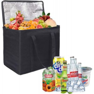 SUBZONAL-Sac Isotherme, Glaci&egrave;re, Sac Thermique, 40L Sac Isotherme Courses, Cooler Bag, Sac de Livraison Isotherme, Sac Repas Isotherme, Sac &agrave; D&eacute;jeuner, Grand, Pliable, pour Pique-Nique Camping Plage - Neuf