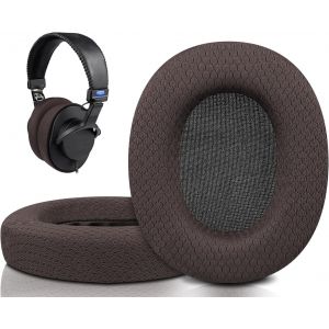 Tissu en Maille Mousse Coussin Coussinets pour Sony MDR-7506 MDR-V6 MDR-V7 MDR-CD900ST Monitor Casque, Coussinets avec Mousse d'isolation du Bruit - Neuf