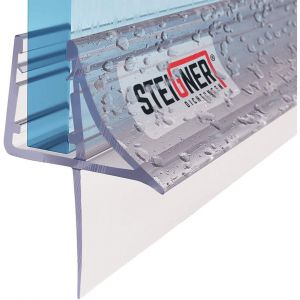 Joint de Douche pour paroi en Verre,50cm,vitre 6/7/8mm,Joint d'étanchéité PVC Droit pour Les cabines de Douche réctangulaires,UK09 - Neuf