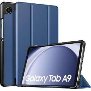 Eryi-Coque Compatible Avec Samsung Galaxy Tab A9 8,7"" 2023, Étui De Protection Fin Et Léger Avec Dos En Pc Rigide Pour Samsung Galaxy Tab A9 8,7"" Sm-X110/X115/X117, Marine Bleu - Neuf