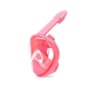 Masque De Plongée Intégral Pour Enfants Avec Support Pour Caméra - Vue Panoramique À 180°, Ajustement Confortable, Antibuée, Rose - Parfait Pour Les Jeunes Explorateurs ! - Neuf