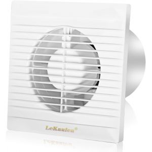 Ventilateur de salle de bain,&Oslash; 100mm/10cm Ventilateur universel avec clapet anti-retour,Ventilateur mural de fen&ecirc;tre pour ventilation,150 m&sup3;/h,Sans bruit,Pour cuisine,garage,bureau.[I143] - Neuf