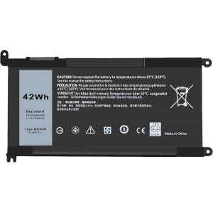WDX0R WDXOR Batterie pour Dell Latitude 3180 3480 3580 3189 3379 Inspiron 15 5565 5567 5568 5578 5579 5584 7560 7570 7573 7579 7580 7569 5368 5378 5379 7368 7378 7460 5765 5767 5770 Vostro 5468 5568 - Neuf