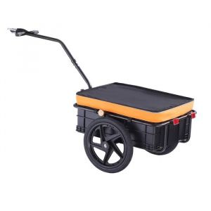 Remorque De V&eacute;lo-Duoku-Capacit&eacute; De 88 Lb-Chariot De V&eacute;lo Robuste-Pliable Pour Un Rangement Facile-Attelage Universel-Roues De 16 - Neuf