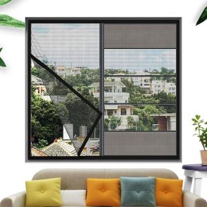 Maa-Moustiquaire Pour Fenêtre En Fibre De Verre 60 X 90 Cm, Protection Contre Les Insectes, Protection Contre Les Moustiques, Fenêtre Sans Perçage, Fenêtre De Toit, Moustiquaire Invisible - Neuf