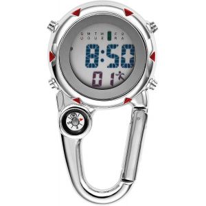 Montre À Quartz Multifonctionnelle Montre Numérique À Cadran Lumineux Avec Boussole Pour Les Médecins,Les Infirmières Ou Les Enfants - Neuf