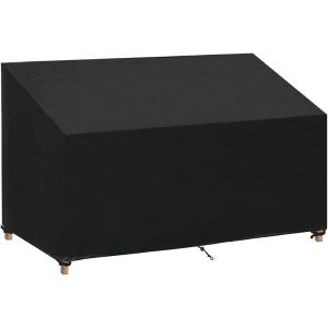 Letnerny-Housse Banc De Jardin Exterieur Bache Banc De Jardin 2 Places Housse De Protection Pour Banc De Jardin Imperm¿¿Able Housse De Si¿¿Ge De Banc De Patio En Tissu Oxford, Anti-Uv, 134x66x63/89cm - Neuf