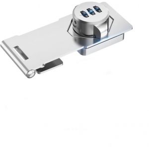 (Argent - 1 Pack) Combinaison De Serrure Armoire, La Porte De L'armoire Serrure &Agrave; Combinaison, De S&eacute;curit&eacute; Coulissant De Verrouillage Pour Les Petites Portes, Des Armoires, Des Portes De Grange, Salle De Bains, Ext&eacute;rieur, Jardin - Neuf