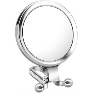 Kal-Miroir Cosmétique À Poser Grossissant 10x Avec Poignée Réglable - Miroir De Maquillage Double Face 1x/10x Pliable - Cadeau Parfait Pour Les Amateurs De Beauté - Neuf