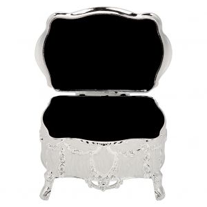 Boite De Rangement De Bijoux Classique De Style Europeen En Metal, Joli Cadeau Decoratif (M) - Neuf