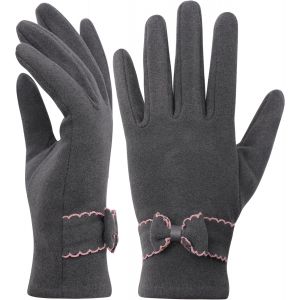 Gants d'Hiver Chauds pour Femme - &Eacute;cran Tactile, Doux, Thermique, Coupe-vent pour l'Ext&eacute;rieur - Neuf