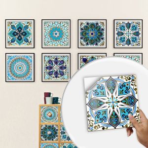 Autocollants Pour Carrelage De Salle De Bain Et De Cuisine 10 Pièces 15 Cm × 15 Cm - Neuf