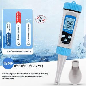 Testeur de qualité de l'eau Bluetooth 5 en 1 TDS,PH,salinité,température - Neuf