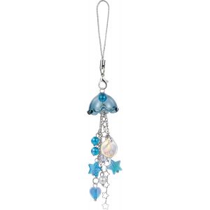 Kal-Breloques De Téléphone En Forme De Méduse Y2k - Accessoires Pour Téléphone Portable - Breloques Mignonnes - Pendentifs Pour Téléphone Portable - Pour Porte-Clés, Appareil Photo, Bleu - Neuf