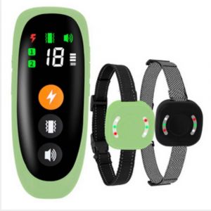 Nouveau Collier De Chien Électronique De 800m Collier De Choc De Télécommande Collier De Chien Anti-Aboiement Étanche Avec Son Devibration De Choc--Two Set C - Neuf