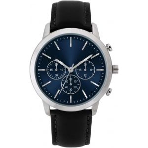 Montre Classique Pour Homme Avec Bracelet En Cuir-Montre &Agrave; Quartz Classique Moderne-Facile &Agrave; Lire-Pour Homme D'affaires Et D&eacute;contract&eacute;-Minimaliste.[J201] - Neuf