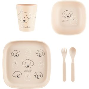 Kal-Set De Vaisselle De La Ferme - Vaisselle Pour B&eacute;b&eacute; Et Enfant - Forme Carr&eacute;e - Id&eacute;al Pour Nourrir Et Manger De Mani&egrave;re Autonome - Vaisselle Robuste Pour B&eacute;b&eacute; Et Enfant En Mat&eacute;riau De Qualit&eacute; - Neuf