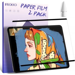 LORANKA-Like Paper Lot de 2 films de protection d'&eacute;cran en papier magn&eacute;tique pour iPad Air 11"" M2 2024 (iPad Air 6), film de protection d'&eacute;cran magn&eacute;tique, amovible, anti-&eacute;blouissement - Neuf