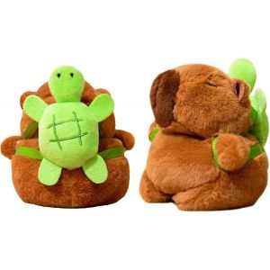 KALANKA-Housse en peluche pour AirPods 4 de 4e g&eacute;n&eacute;ration, 3D Kawaii douce tortue Capybara, coque en silicone souple avec porte-cl&eacute;s, amusante, pour gar&ccedil;ons et femmes - Neuf