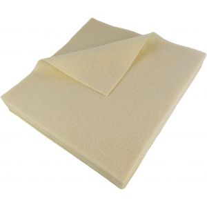 Feutre Souple Blanc, Tissu Feutre Flexible Pour Le Bricolage, 1,4 Mm D'&eacute;paisseur 30x30 Cm Pour Les Projets De Bricolage Et De Couture. - Neuf