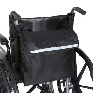 Sac À Dos Pour Fauteuil Roulant En Une Seule Pièce (Noir, Environ 18 L X 16 H X 8 P Pouces) Sac À Dos Pour Fauteuil Roulant Oxford Imperméable Grand Sac À Dos Pour Fauteuil Roulant Sac De Rangement - Neuf