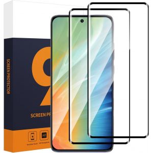 Kal-Lot De 2 Films De Protection D'écran En Verre Blindé Pour Motorola Moto Edge 50 Neo 5g, 3d, Anti-Rayures, Anti-Bulles, Anti-Poussière, Ultra Transparent, Moto Edge 50 Neo - Neuf