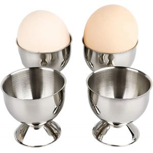 Coquetier 4 Pièces, Plateau À ?Ufs En Acier Inoxydable, Plateau À ?Ufs, Coquetier, Coquetier De Canard, Coquetier, Petit-Déjeuner, Ustensiles De Cuisine Pour Le Dîner - Neuf