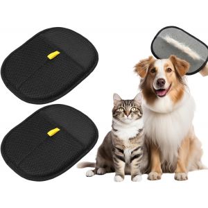 Fchhk-Gants D'épilation Des Poils D'animaux Domestiques,2pcs Gant De Toilettage Double Face Pour Animaux De Compagnie,Gant Poil Chat,Gants De Toilettage Pour Chat,Gants Antistatiques Pour Poils D'ani - Neuf