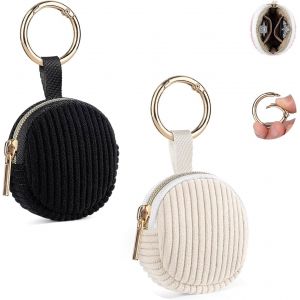 Jexnovashop-Lot De 2 Mini Pochette Bijoux Voyage Mini Boite A Bijoux Fille Femme Rangement Boucle D'oreille En Velours C&ocirc;tel&eacute; Petit Sac Pour Colliers Bracelets Bagues Cha&icirc;nes Jewelry 5,6*5,9*2,1cm(No - Neuf